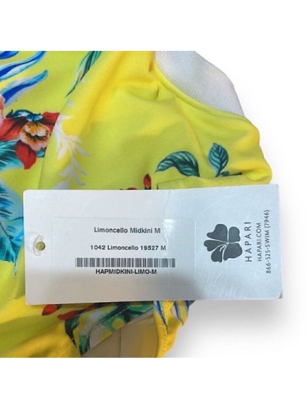 Hapari Swimsuit Limoncello Midkini Top Size Medium - Picture 6 of 6